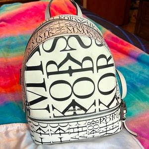 Michael Kors Rhea Newsprint Backpack